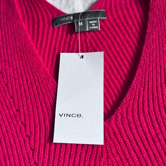 VINCE Double V Cashmere Sweater - Picture 4 of 8